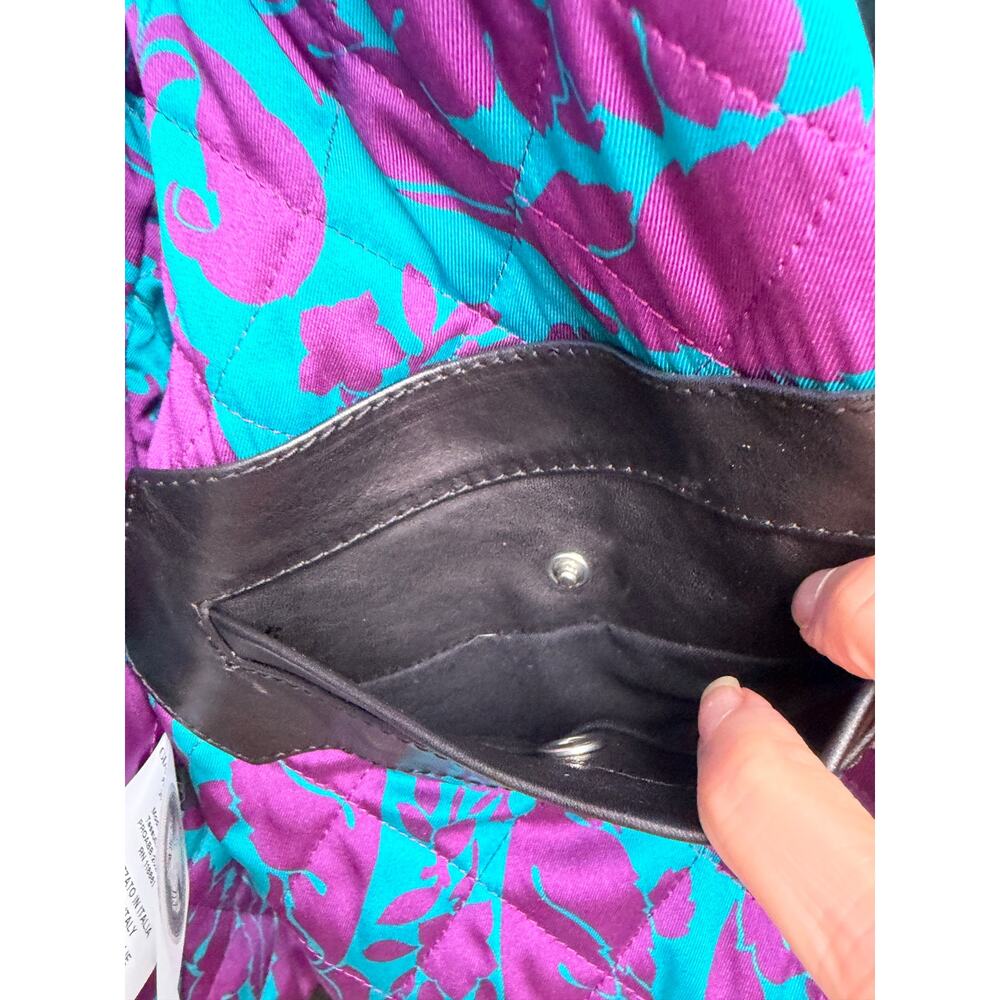 Versace Black Leather Moto Biker Jacket Men L - Picture 9 of 16